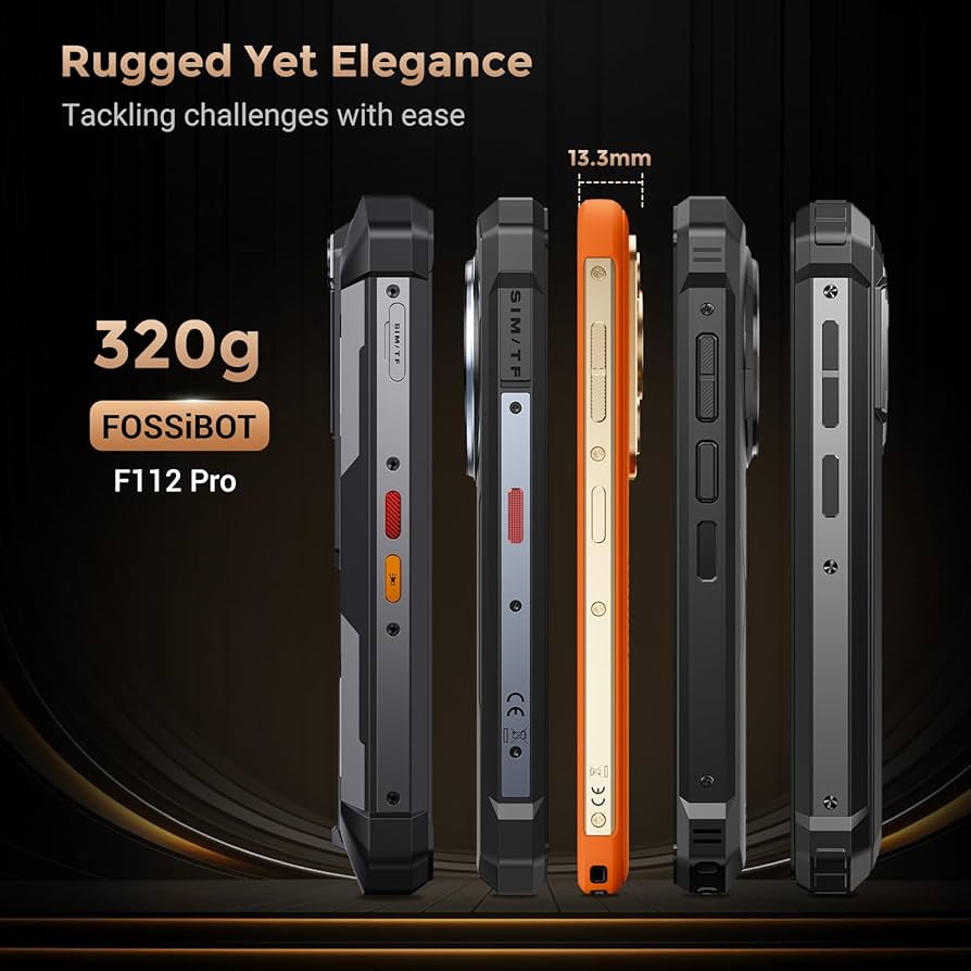 Amazon | FOSSiBOT F101P Android 13 タフネススマホ 7GB RAM+64GB ROM